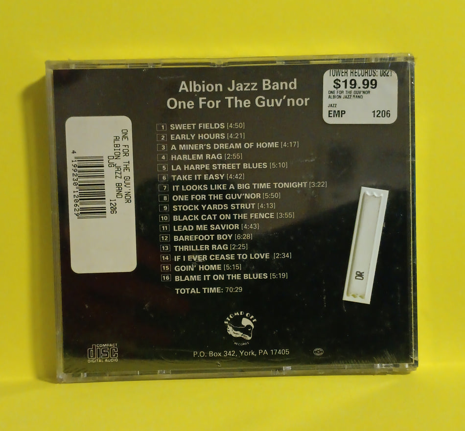 Albion Jazz Band - One For The Guv'nor - 1990 - CD1206 New - Sealed - CDs