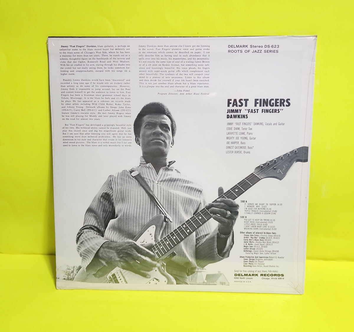 Jimmy " Fast Fingers " Dawkins - Jimmy " Fast Fingers " Dawkins - 1969 - DS 623 New - Sealed - Vinyl