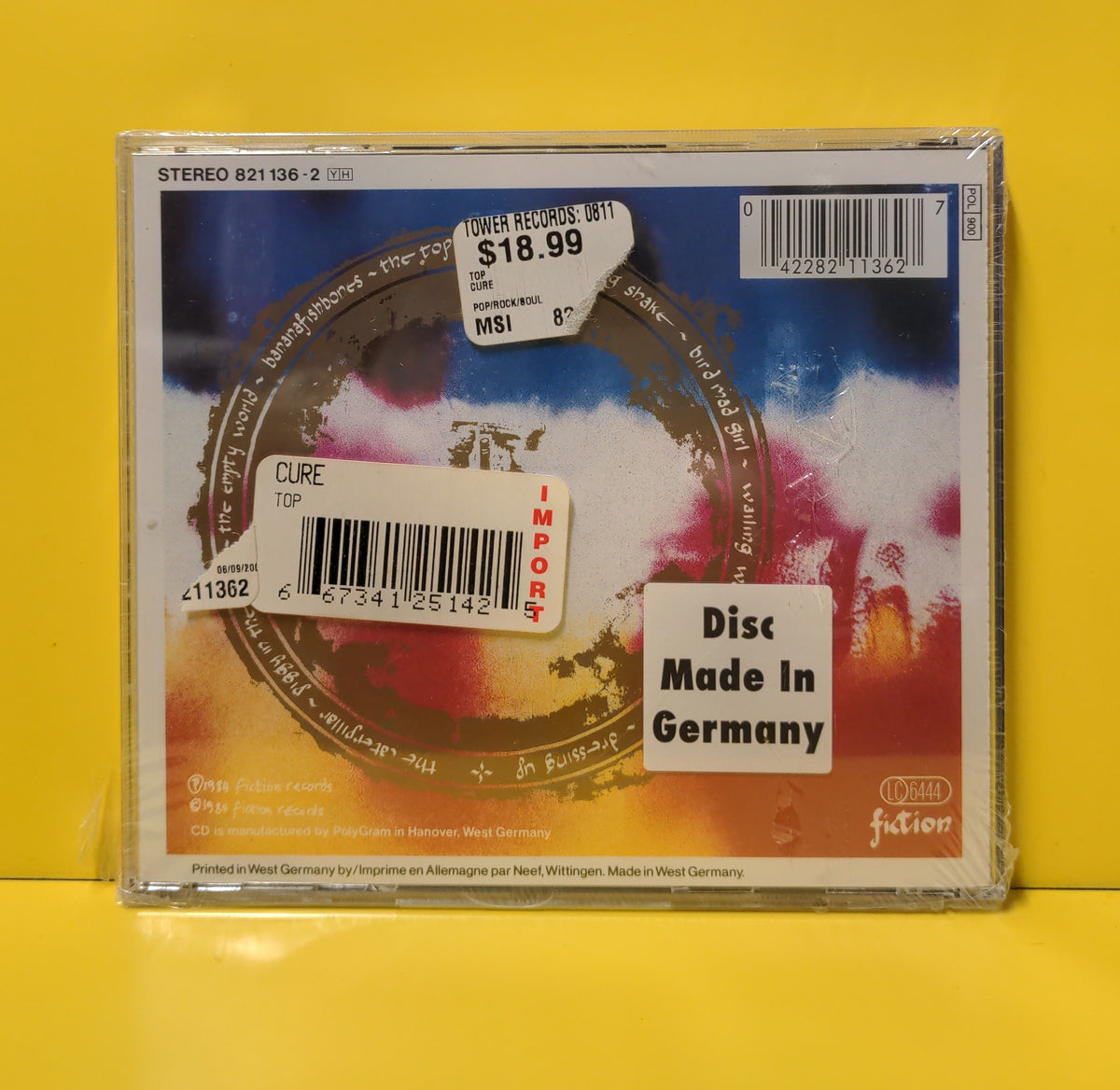 The Cure - The Top - 821136-2 New - Sealed - CDs