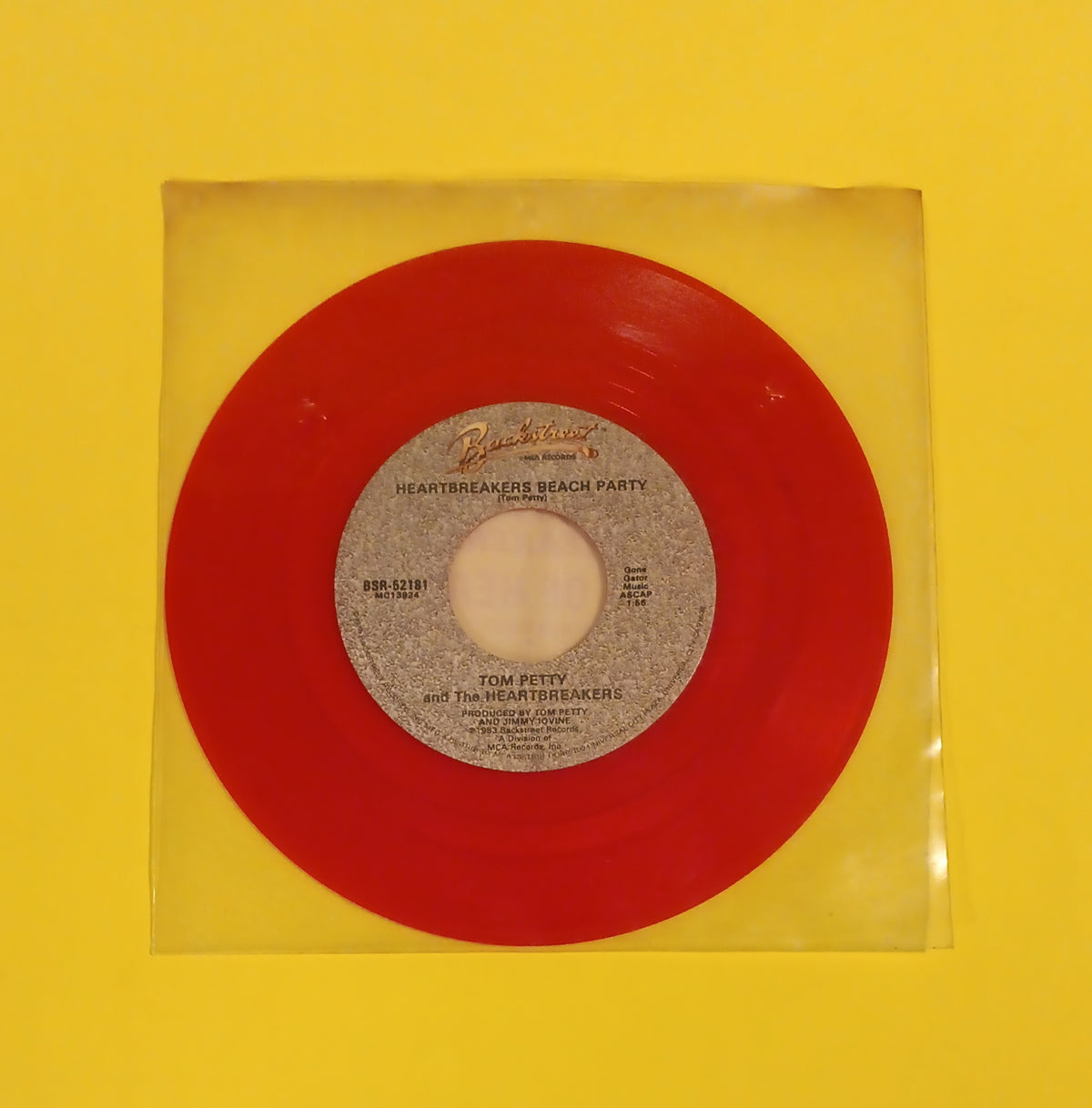 Tom Petty & The Heartbreakers - Change of Heart (Red 7") - 1983 - BSR-52181 Used - VG++ - Vinyl