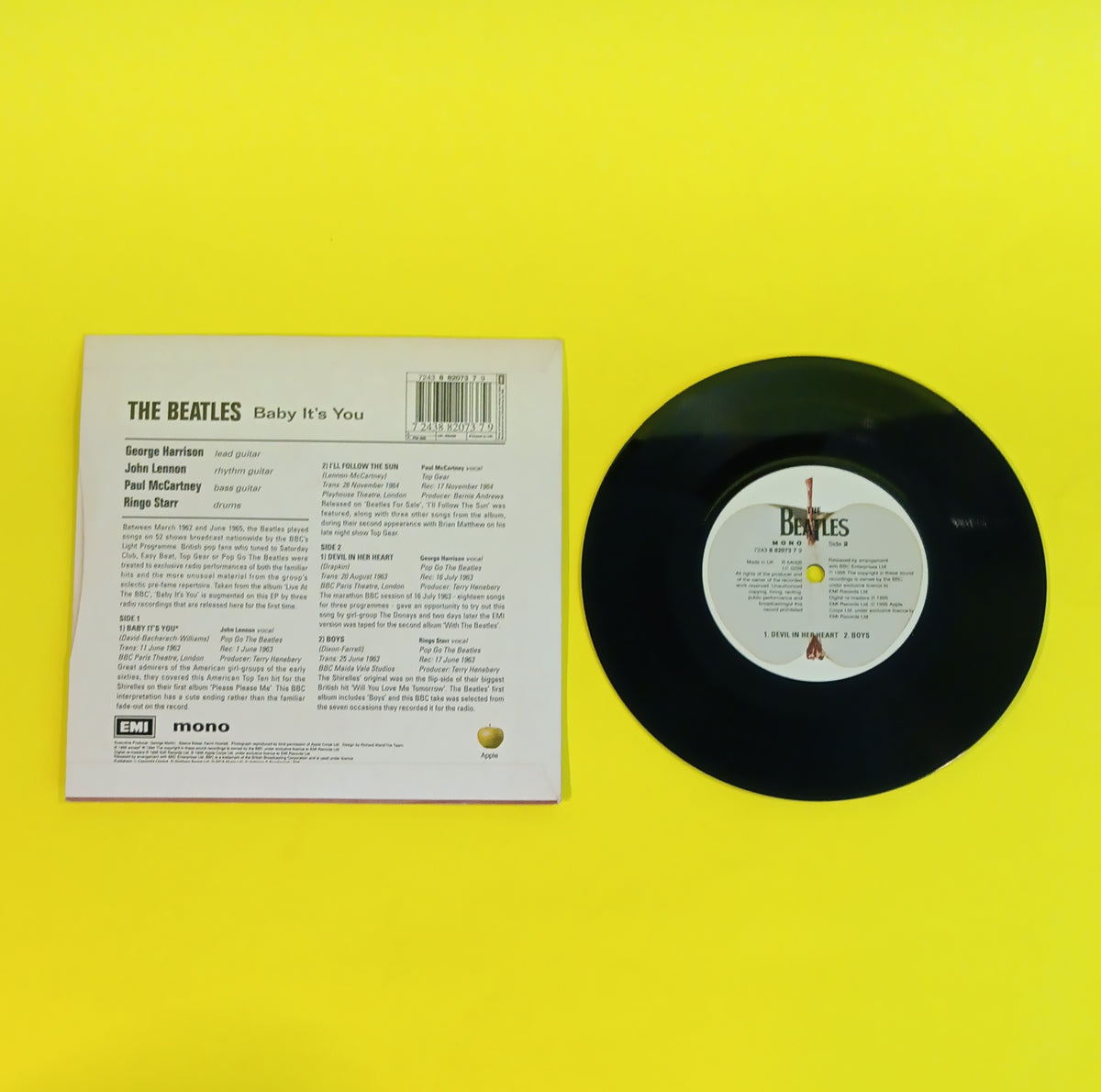 The Beatles - Baby It's You (UK 7") - 1995 - 7243 8 82073 7 9 Used - VG++ - Vinyl