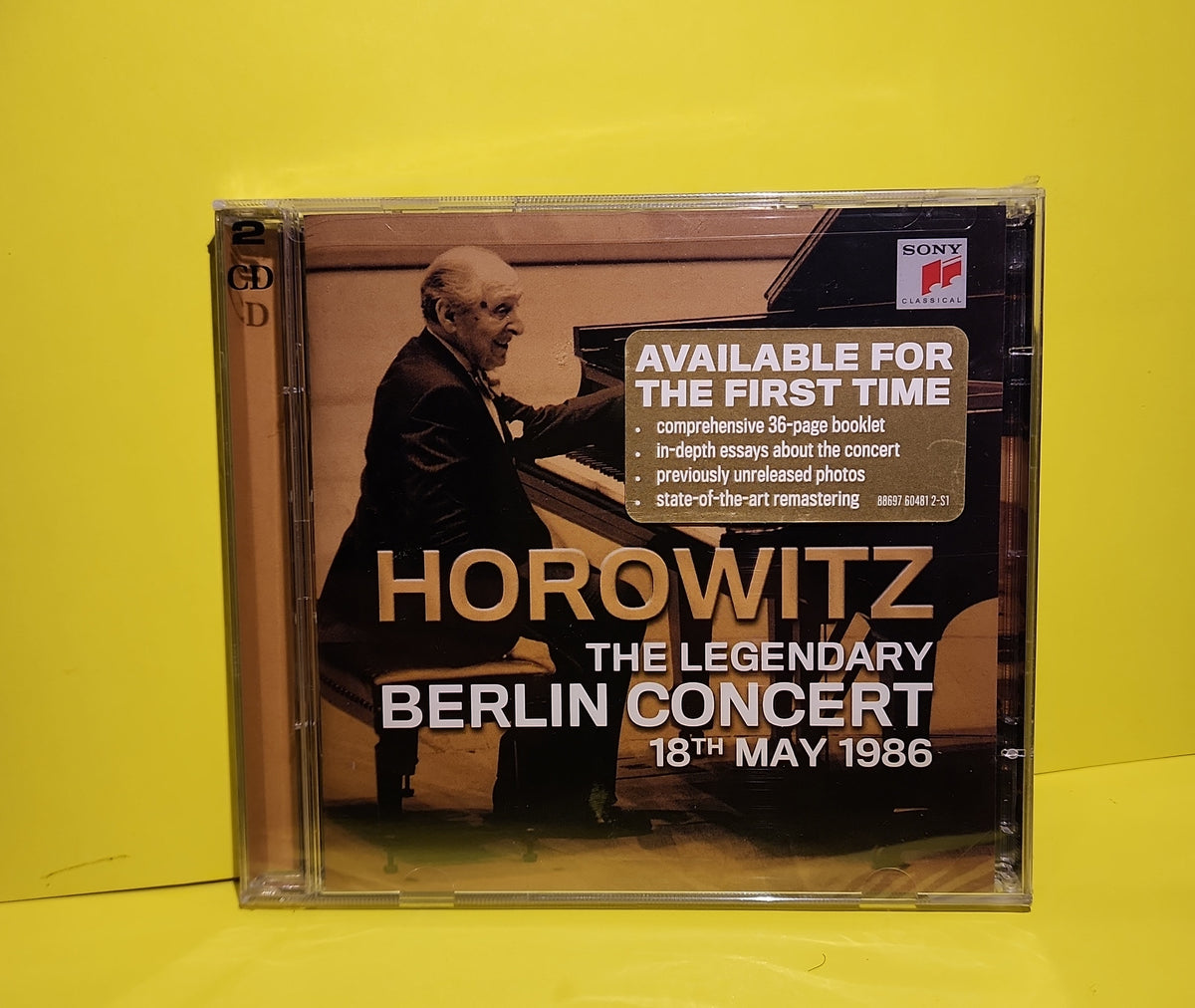 Horowitz - The Legendary Berlin Concert 18th May 1986 - 2009 - 88697604812 New - Sealed - CDs