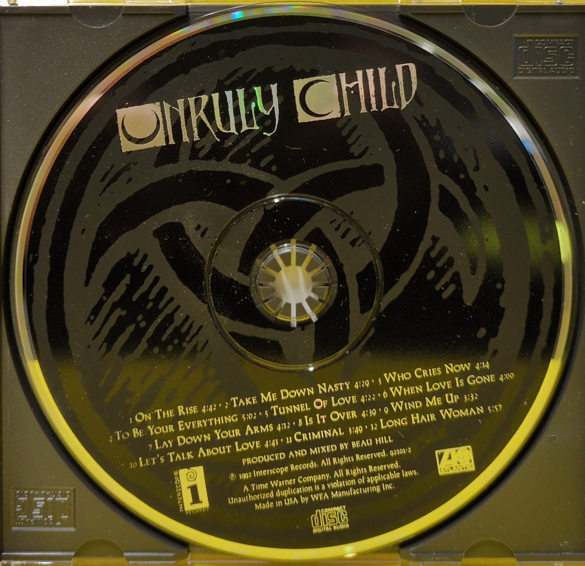 Unruly Child - Unruly Child - 1992 - 7 92101-2 Used - VG++ - CDs