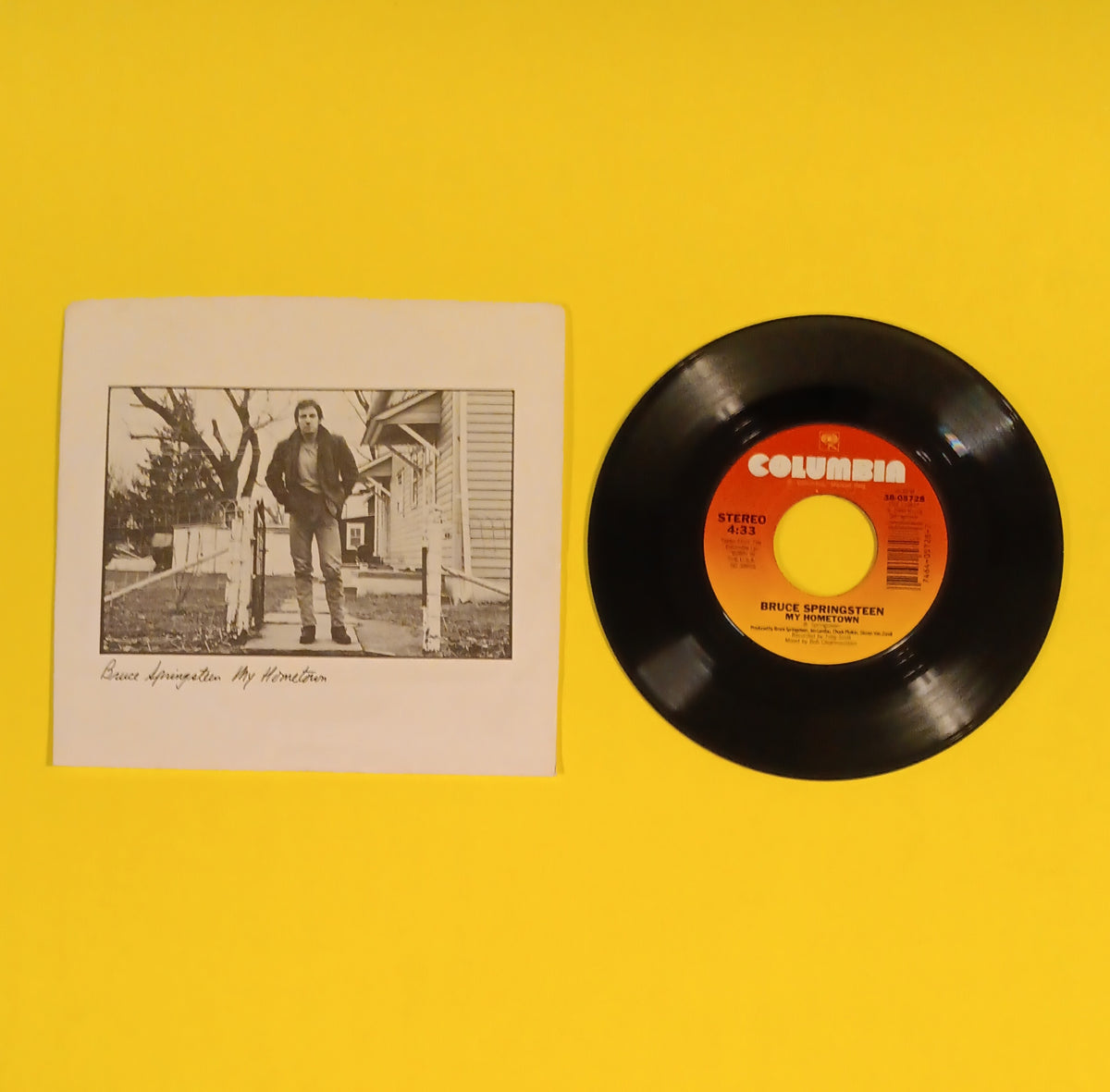 Bruce Springsteen - My Hometown / Santa Claus ... 7" - 1985 - 38-05728 Used - VG++ - Vinyl