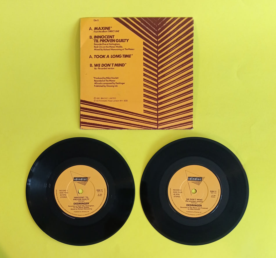 Dedringer  - Maxine (UK Gatefold 2x 7") - 1981 - DIN 11 Used - EX - Vinyl