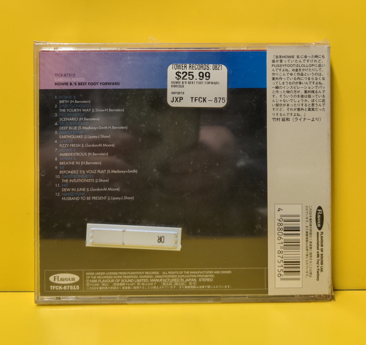 Various - Best Foot Forward - 1996 - TFCK-87515 New - Sealed - CDs