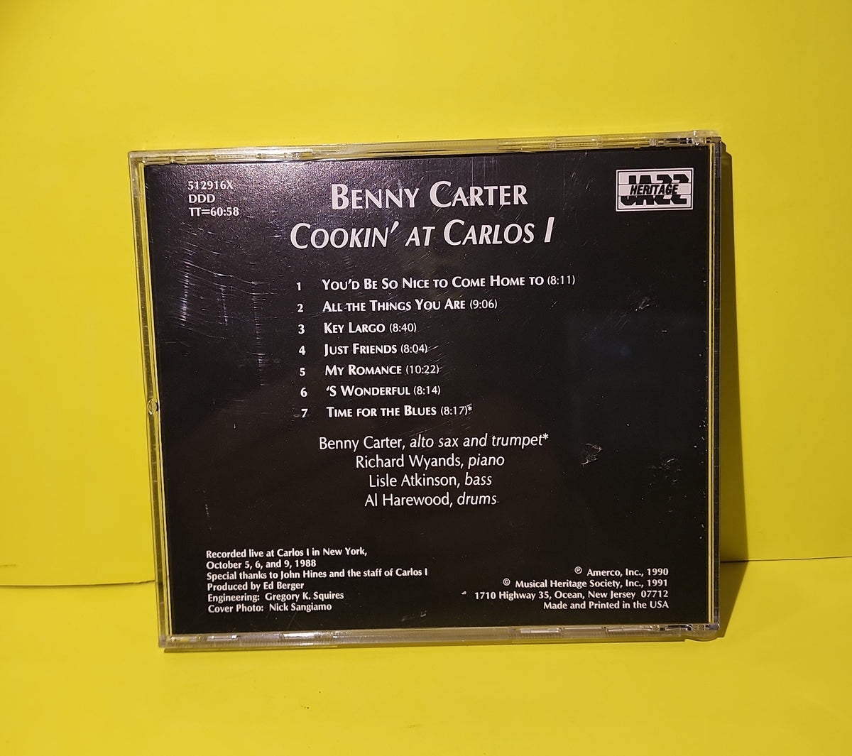 Benny Carter - Cookin' Carters - 1991 - 512916X Used - EX - CDs