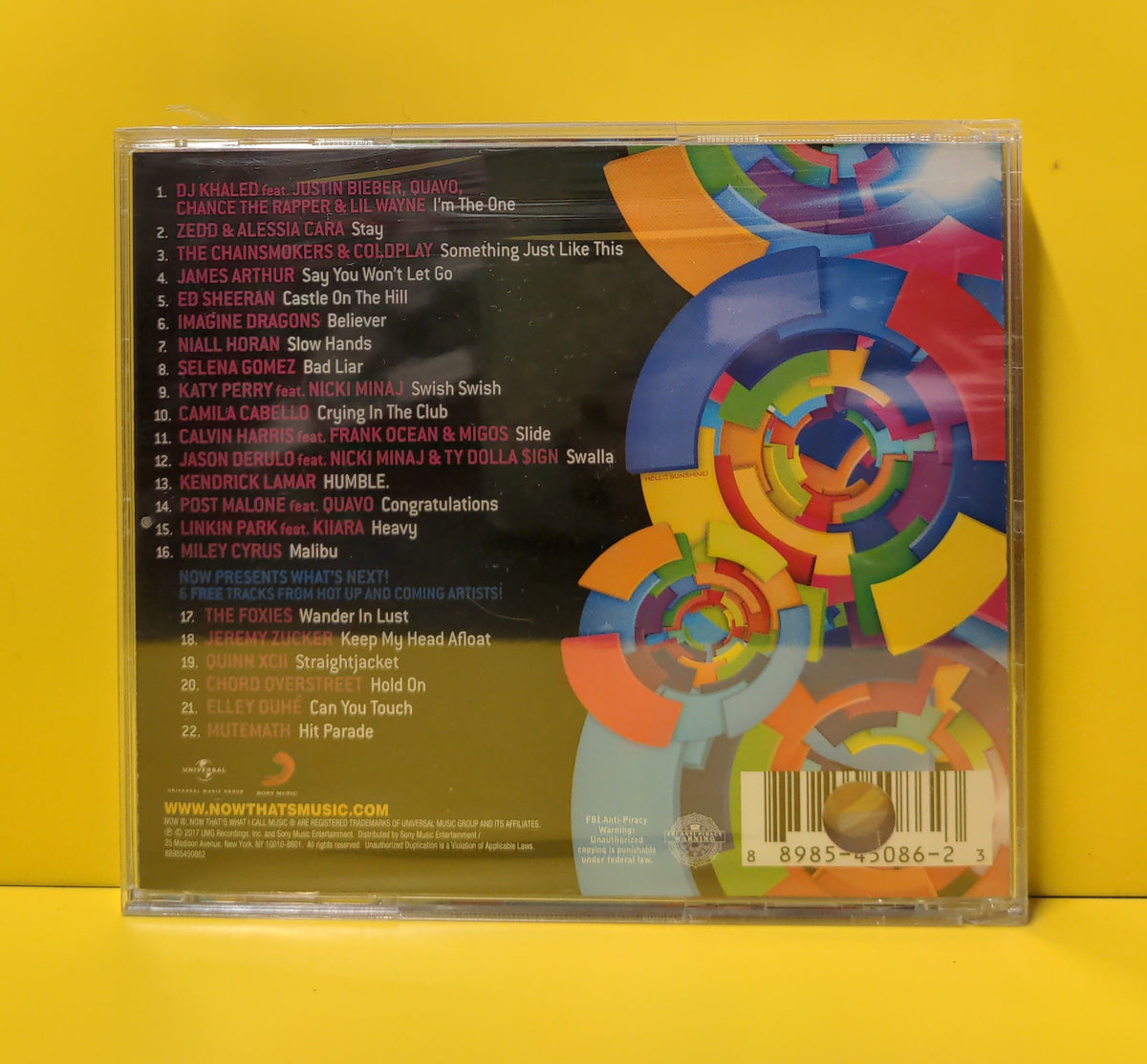 Various - Now That's What I Call Music! 63 - 2017 - 88985450862 New - Sealed - CDs