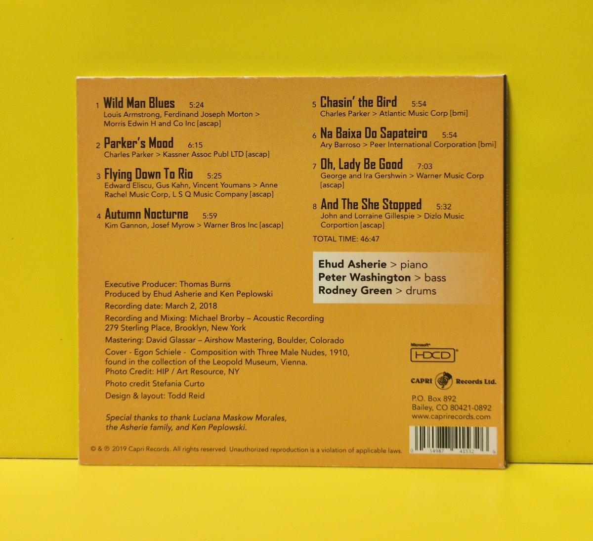 Ehud Asherie Trio - Wild Man Blues - 2019 - 74153-2 Used - EX - CDs - HDCD