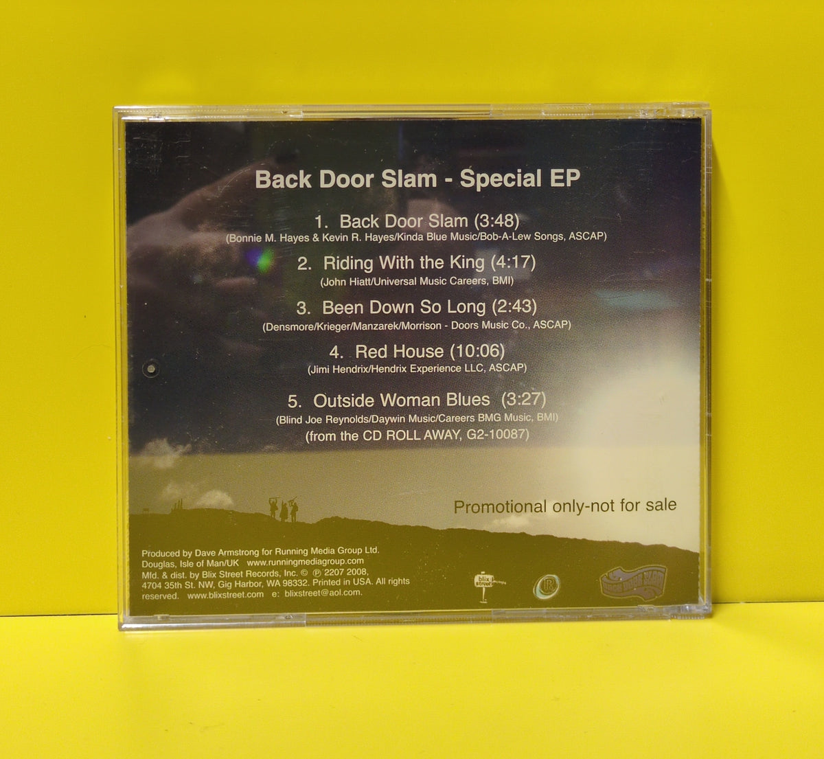 Back Door Slam - Special EP - 2008 - Used - EX - CDs - Promo