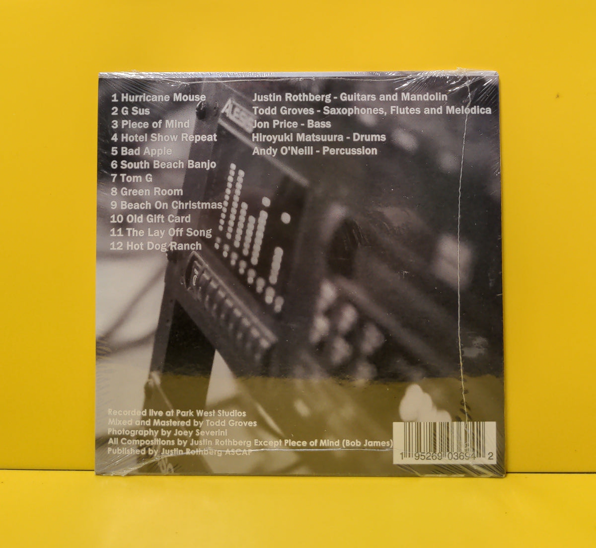 The Justin Rothberg Group - Hurricane Mouse - 2020 - New - Sealed - CDs