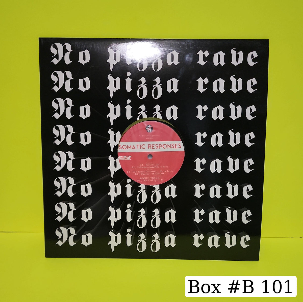 Somatic Responses - Warped 7th Circuit (Italy Techno) - 2020 - NPR-014 New - EX - Vinyl