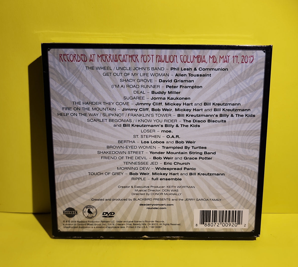 Various - Dear Jerry: Celebrating The Music Of Jerry Garcia - 2016 - 0888072009202 Used - NM - CDs