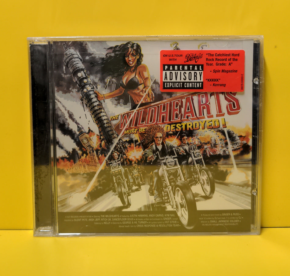 The Wildhearts - The Wildhearts Must Be Destroyed - 2004 - 06076-84669-2 New - Sealed - CDs