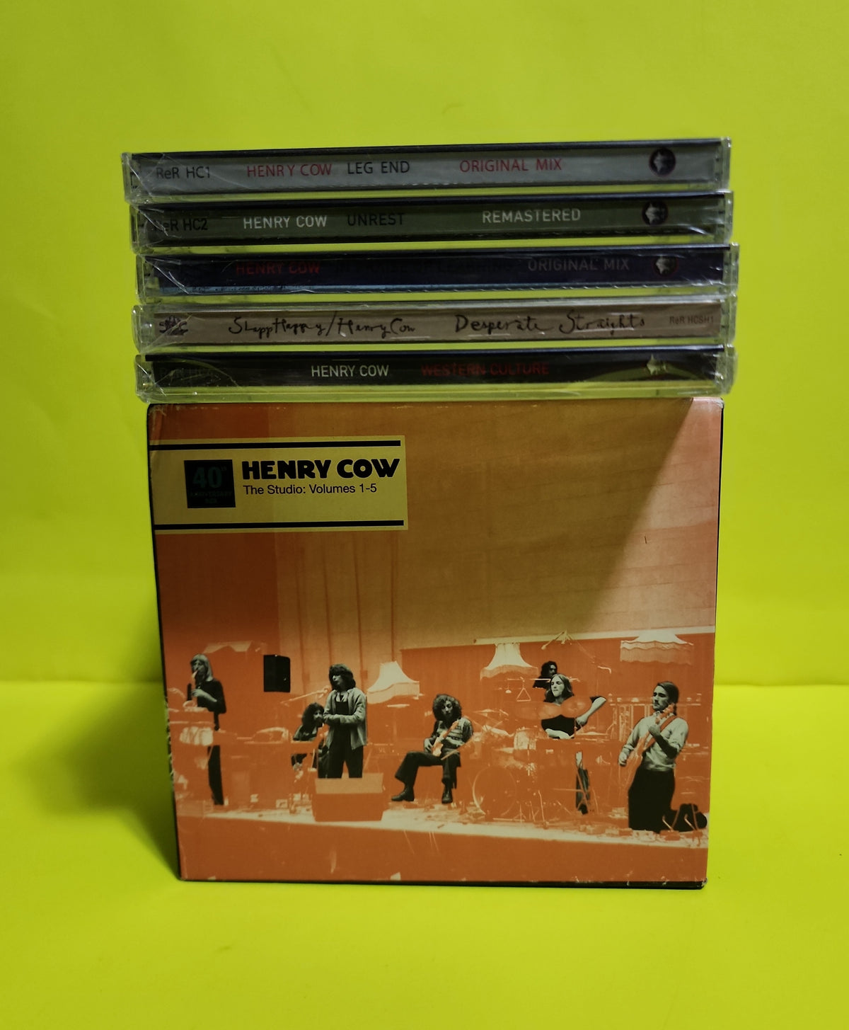 Henry Cow - Henry Cow The Studio: Volumes 1-5 - LC-02677 New - Sealed - CDs