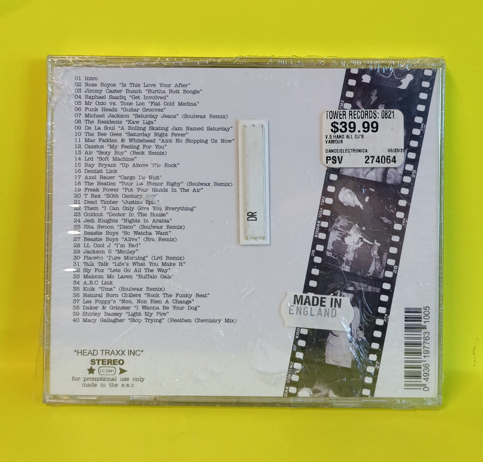 Soulwax - Hang All DJ's Volume 5 - 2003 - hadjscd05 New - Sealed - CDs