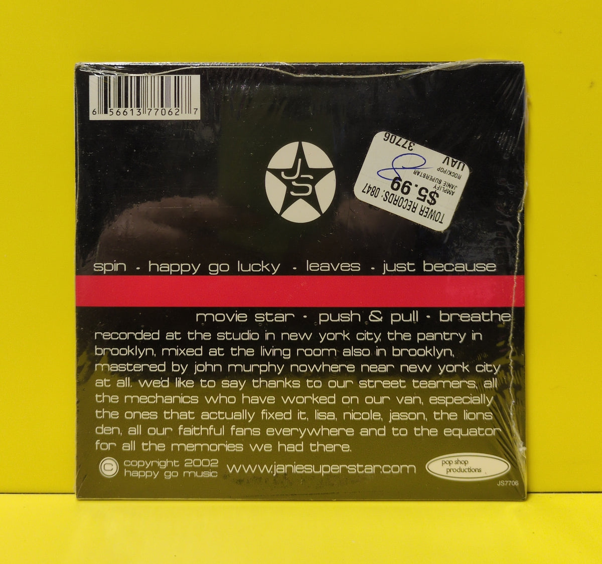Janie Superstar - Amplify - 2002 - New - Sealed - CDs