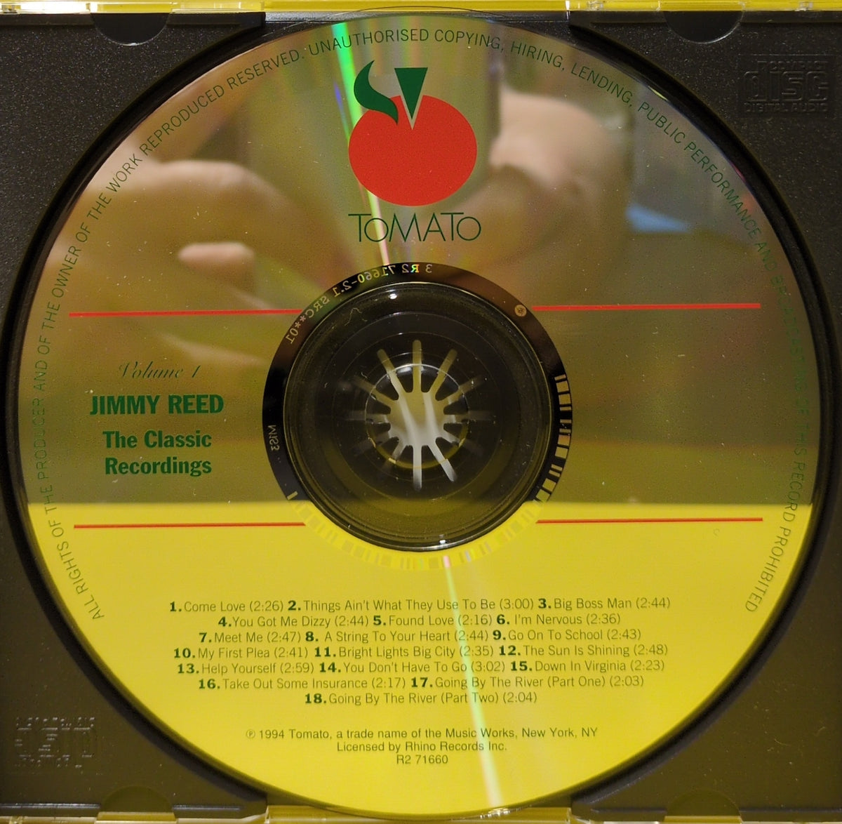 Jimmy Reed - The Classic Recordings - 1994 - R2 71660 Used - EX - CDs - 3xCD Box Set