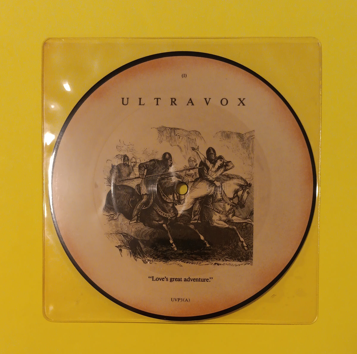 Ultravox  - Love's Great Adventure (UK 7" Pic Disc) - 1984 - UVP3 Used - VG++ - Vinyl