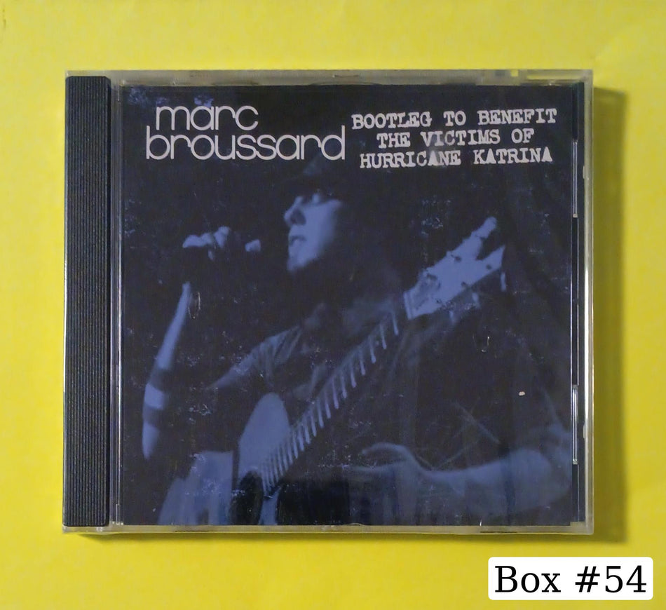 Marc Broussard - Bootleg To Benefit The Victims Of Hurricane Katrina - 2005 - B0005662-02 New - Sealed - CDs