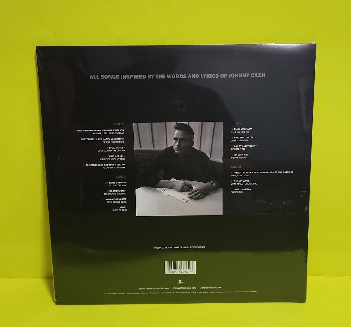 Various - Johnny Cash Forever Words - 2018 - 88985446761 New - Sealed - Vinyl