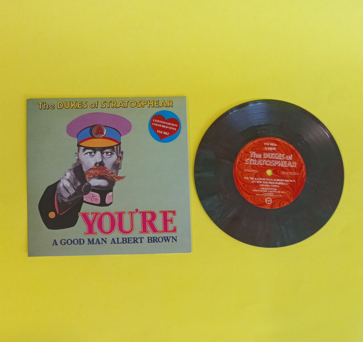 The Dukes Of Stratosphear - You're A Good Man Albert Brown (UK Color 7") - 1987 - VSY 982 Used - VG++ - Vinyl