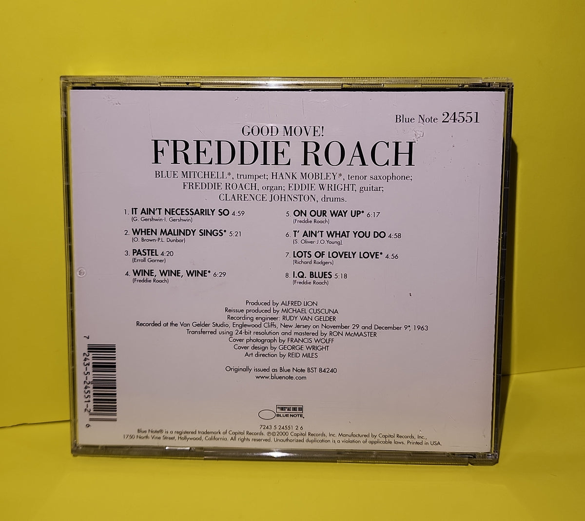 Freddie Roach - Good Move! - 2000 - 7243 5 24551 2 6 Used - NM - CDs