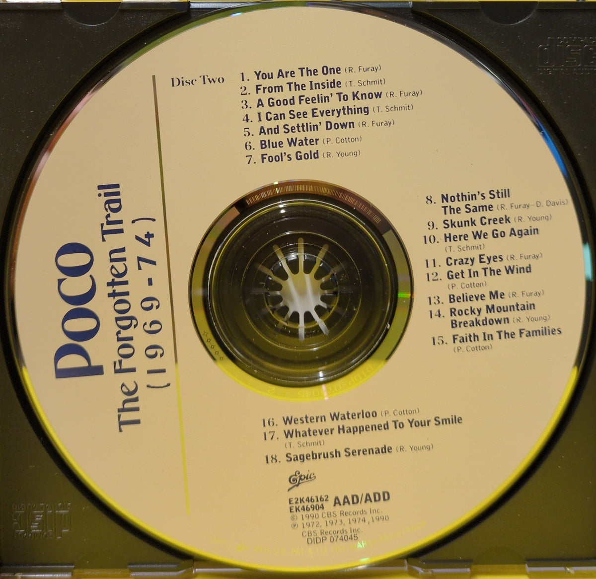 Poco - The Forgotten Trail - 1990 - E2K 46162 Used - NM - 2xCD