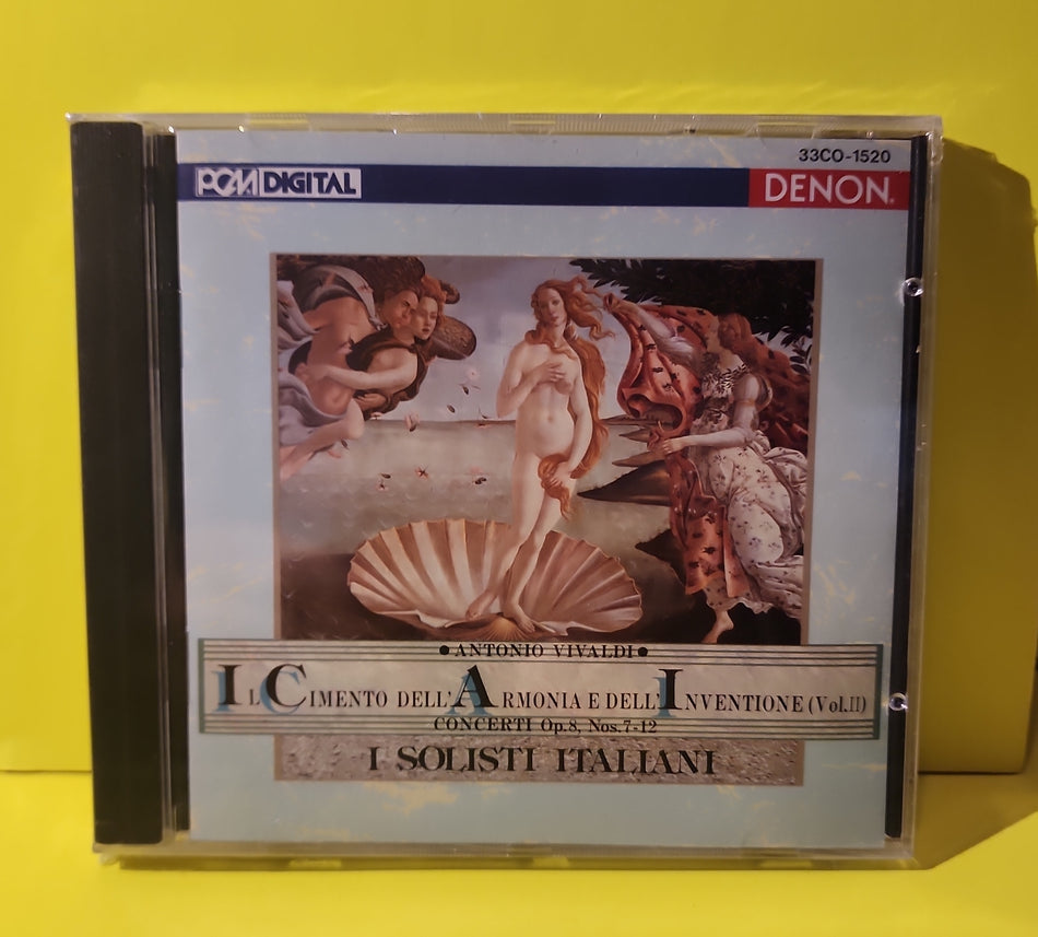 Antonio Vivaldi, I Solisti Italiani - Il Cimento Dell' Armonia E Dell' Inventione (Vol. II) - 1987 - 33CO-1520 New - Sealed - CDs