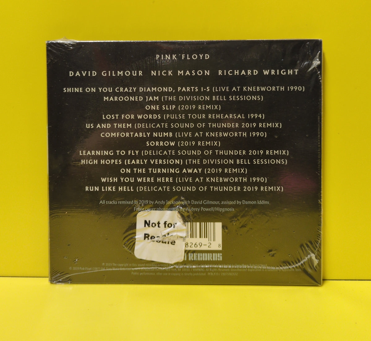 Pink Floyd - The Later Years 1987-2019 - 2019 - PFRLY19 New - Sealed - CDs - Promo