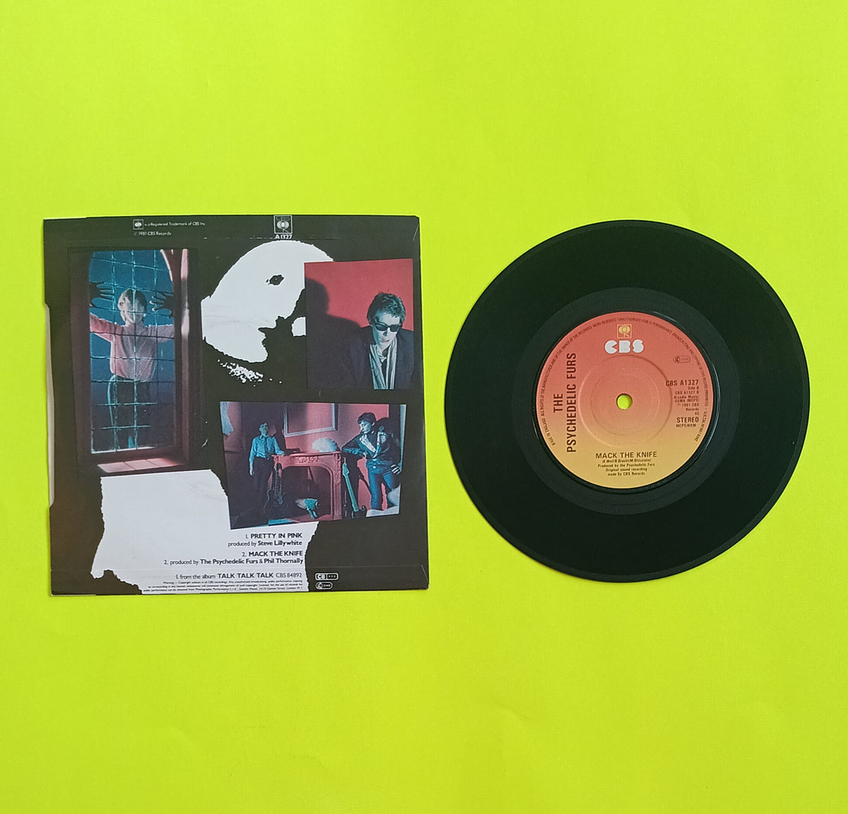 The Psychedelic Furs - Pretty In Pink (UK 7" DJ Runout) - 1981 - CBS A 1327 Used - VG++ - Vinyl