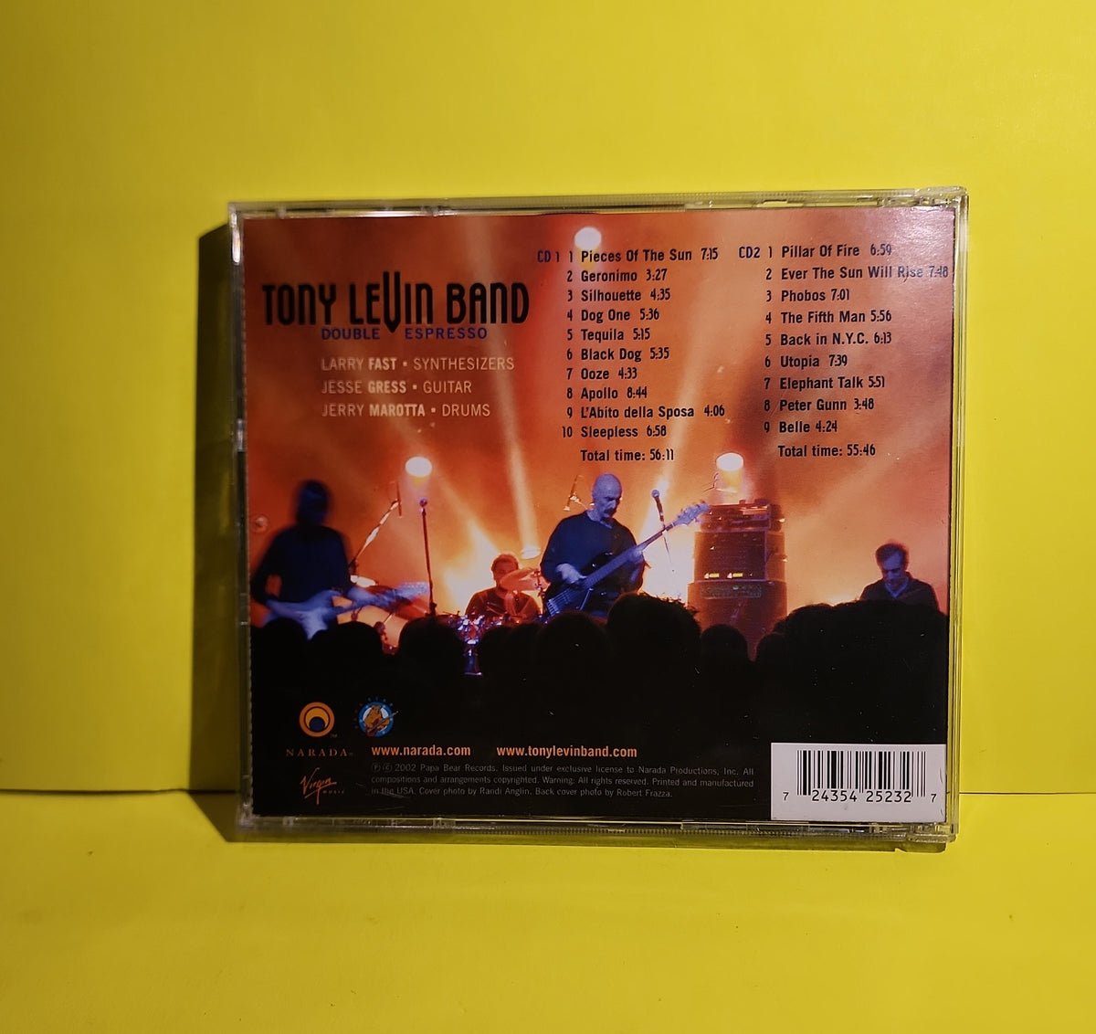 Tony Levin Band - Double Espresso - 2002 - 72435-42523-2-7 Used - EX - CDs