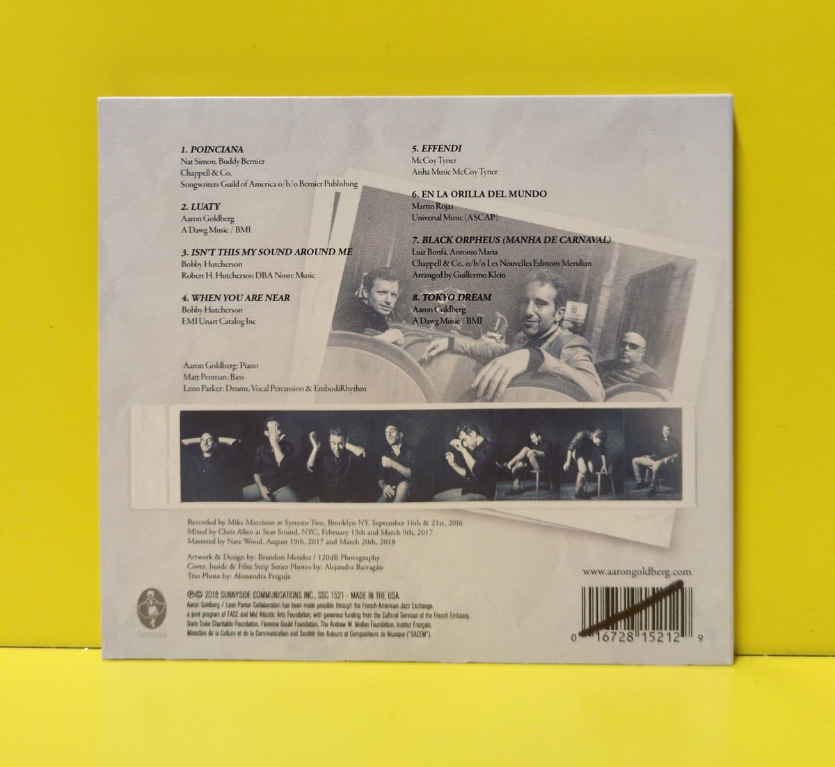 Aaron Goldberg - At The Edge Of The World - 2018 - SSC 1521 Used - EX - CDs