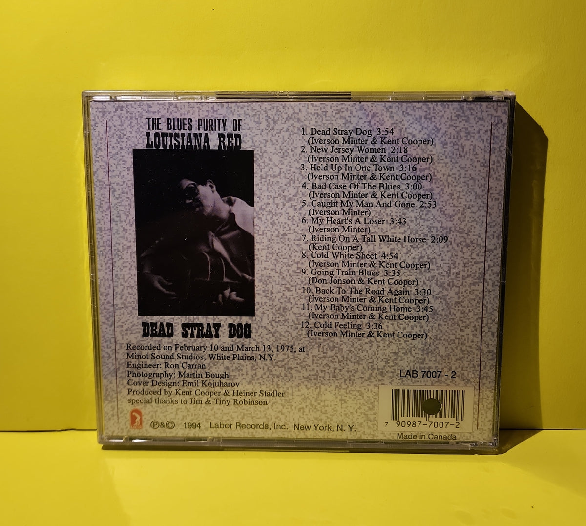 Louisiana Red - The Blues Purity Of Louisiana Red - 1994 - LAB 7007-2 New - Sealed - CDs