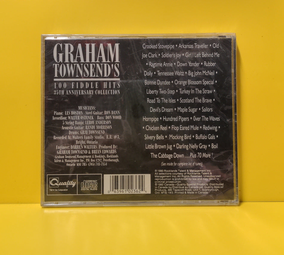 Graham Townsend - Graham Townsend's 100 Fiddle Hits - 35th Anniversary Collection  - 1992 - RSPD 236 New - Sealed - CDs