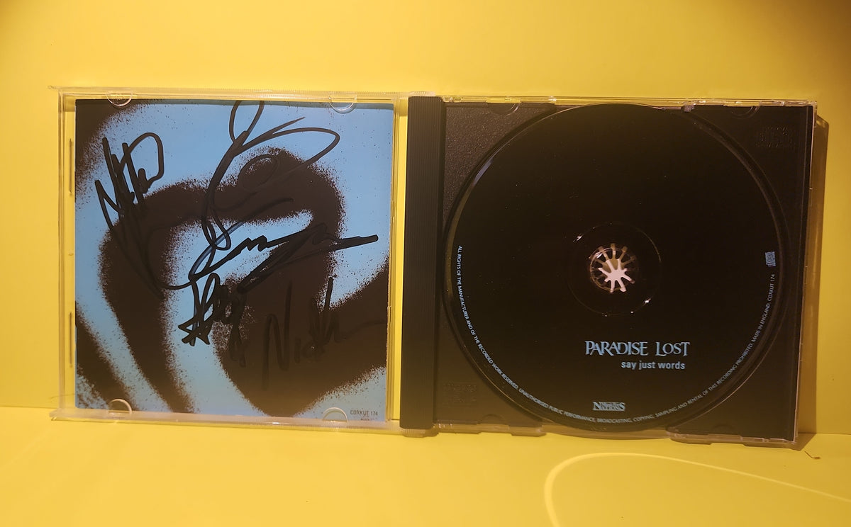 Paradise Lost - Say Just Words / Autographed  - 1997 - CDXKUT 174 Used - VG++ - CDs