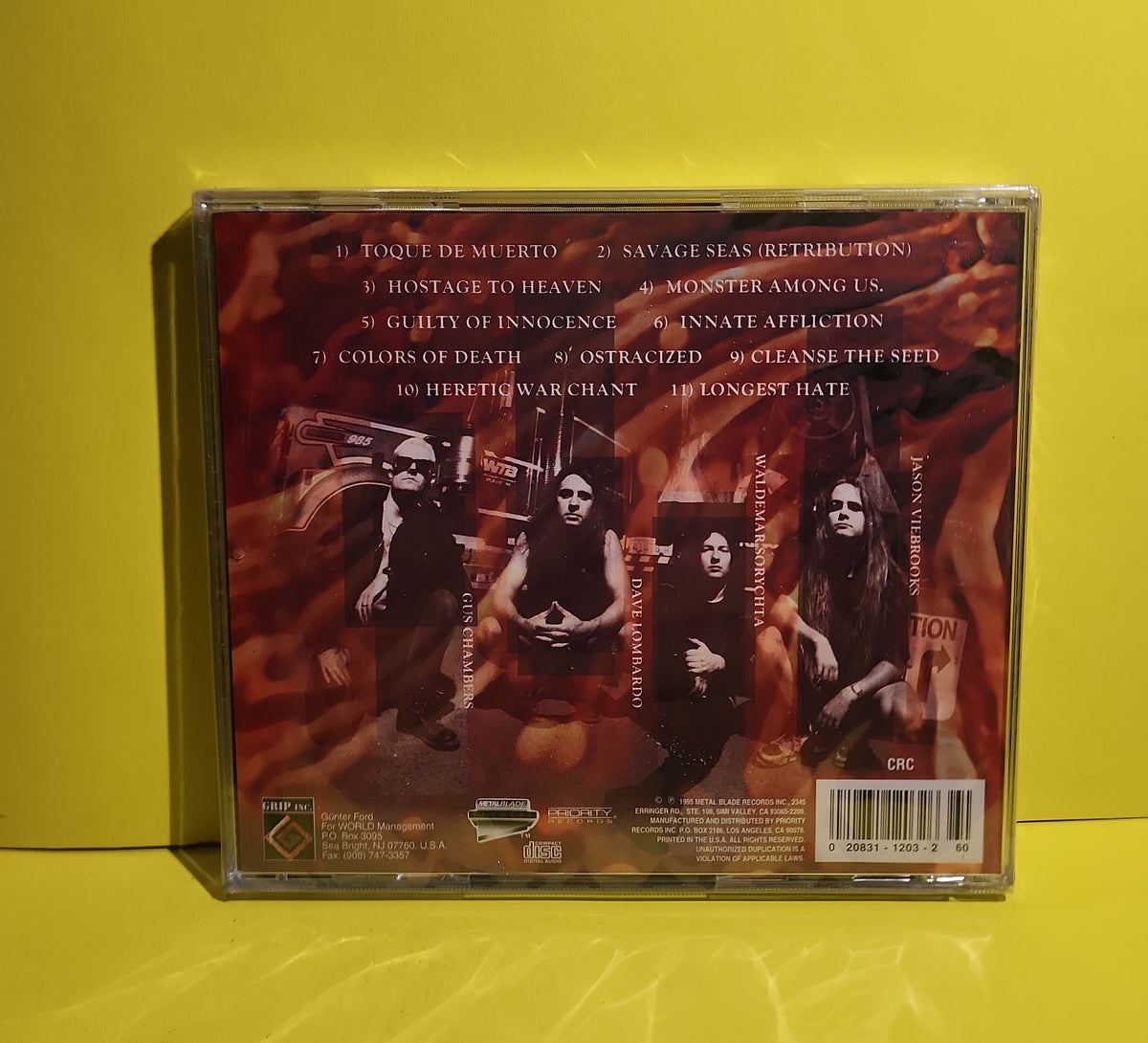 Grip Inc. - Power Of Inner Strength - 1995 - MBD 53964 New - Sealed - CDs