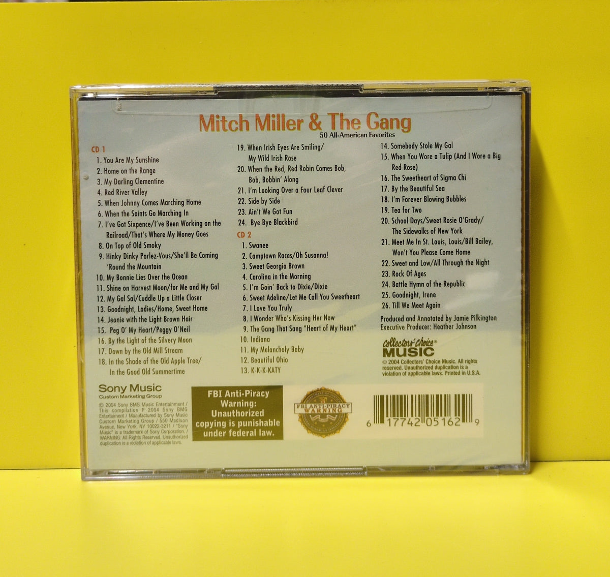 Mitch Miller And The Gang - 50 All-American Favorites - 2004 - CCM-516-2 New - Sealed - 2xCD