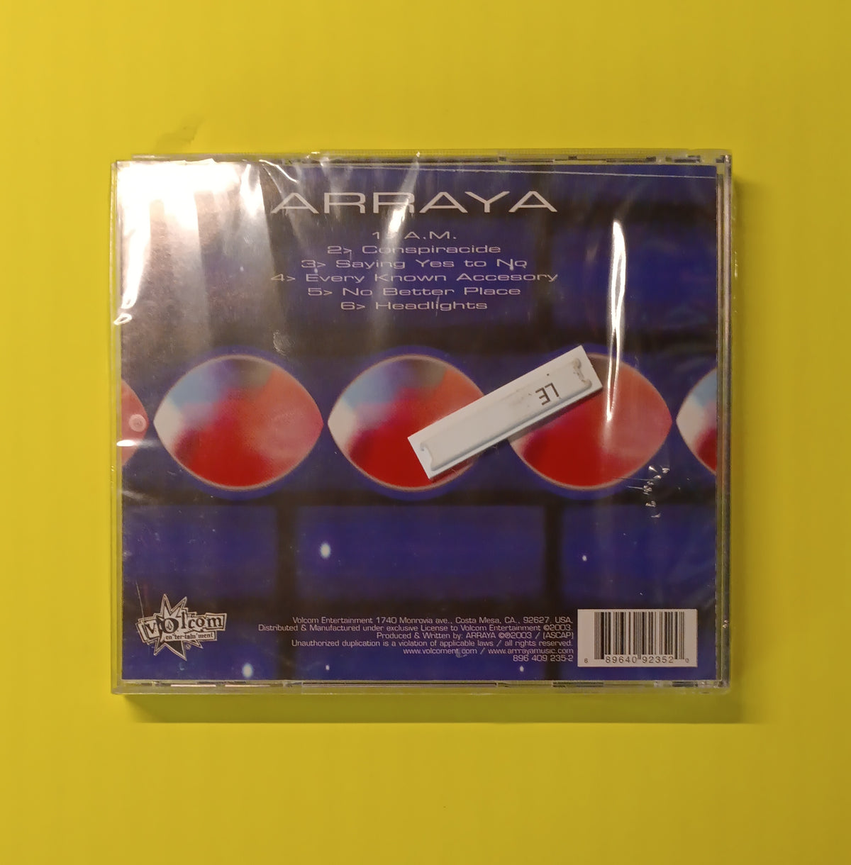 Arraya - Arraya  - 2003 - 8964092352 New - Sealed - CDs