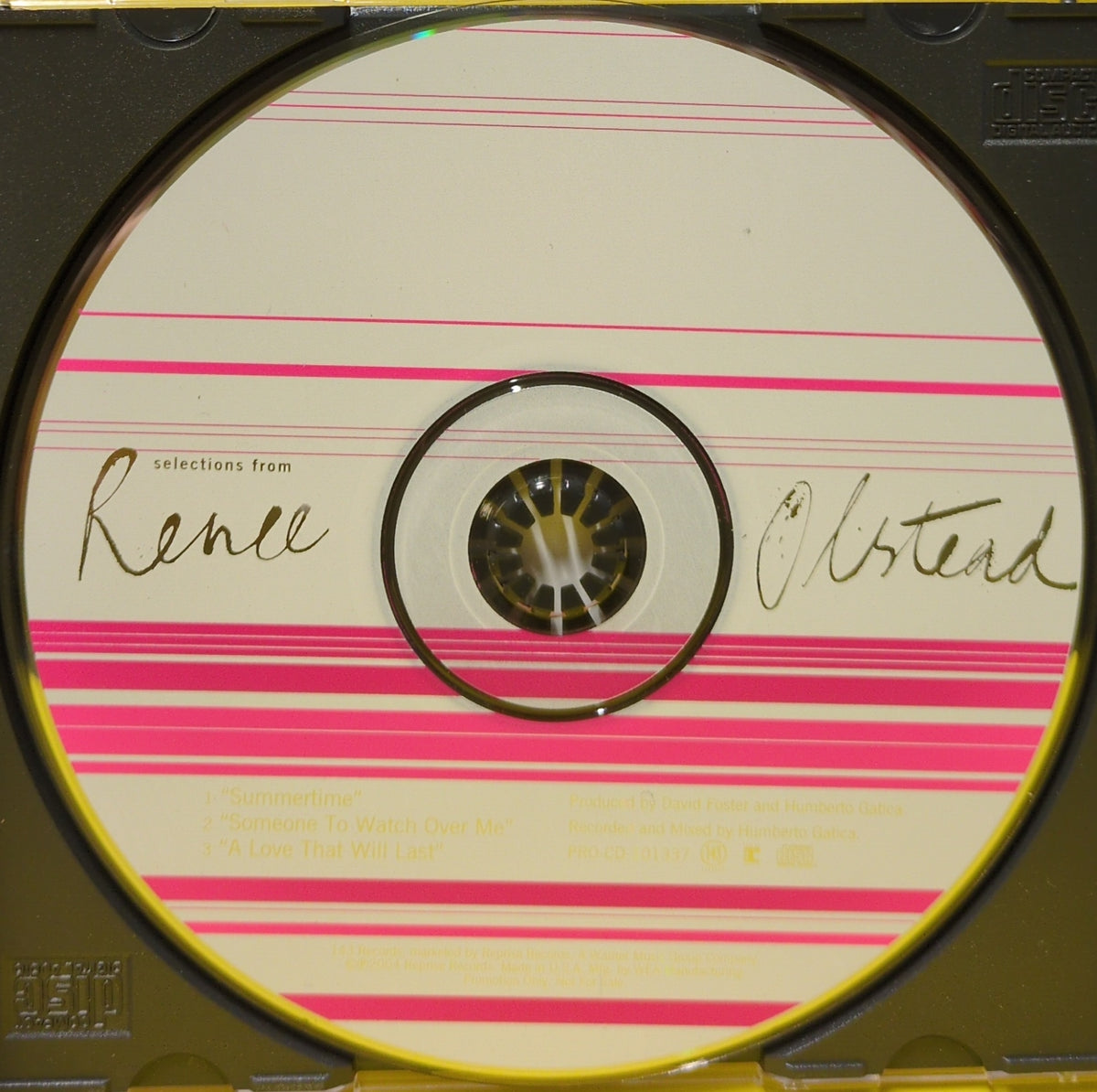 Renee Olstead - Selections From Renee Olstead - 2004 - PRO-CD-101337 Used - EX - CDs - Promo - Sampler