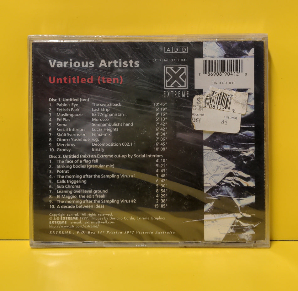 Various - Untitled (Ten) - 1997 - US XCD 041 New - Sealed - CDs
