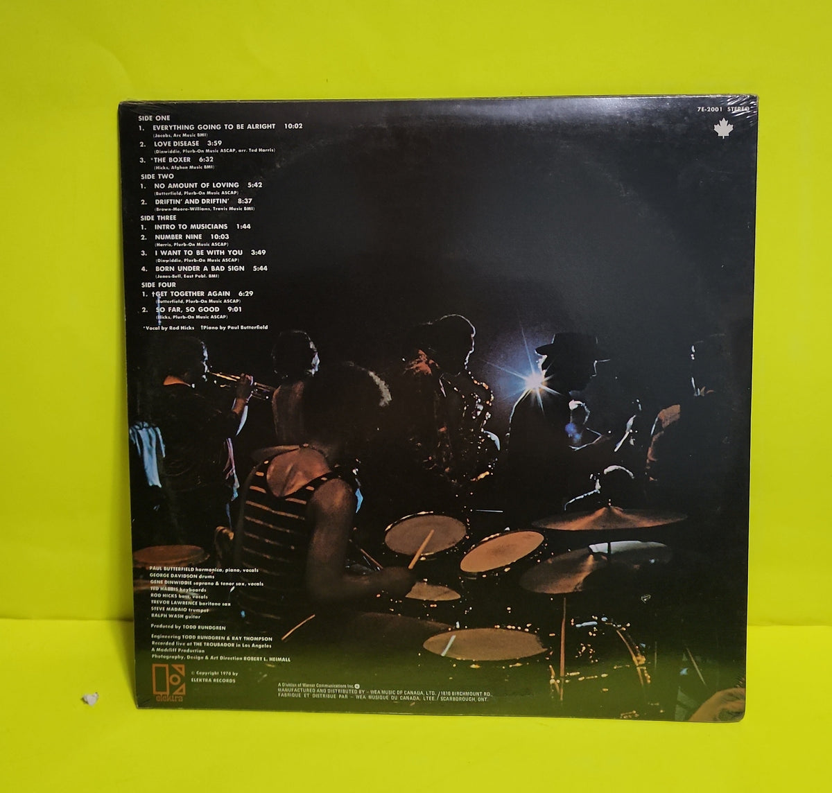 The Butterfield Blues Band  - Live - 1970 - 7E-2001 New - Sealed - Vinyl