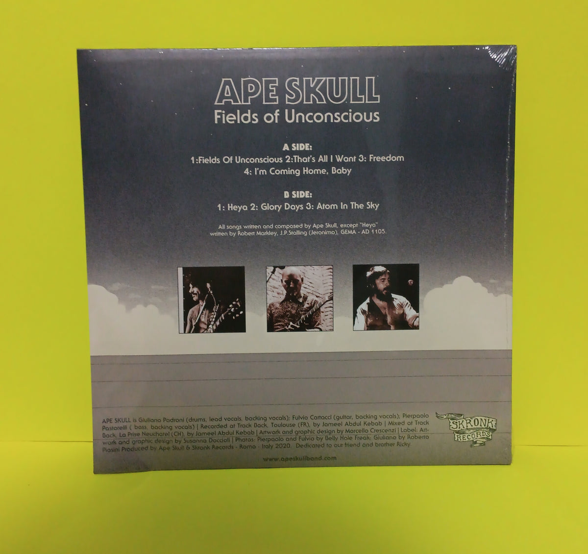 Ape Skull - Field of Unconscious (Italy ) - 2020 - SR-014 New - Sealed - Vinyl