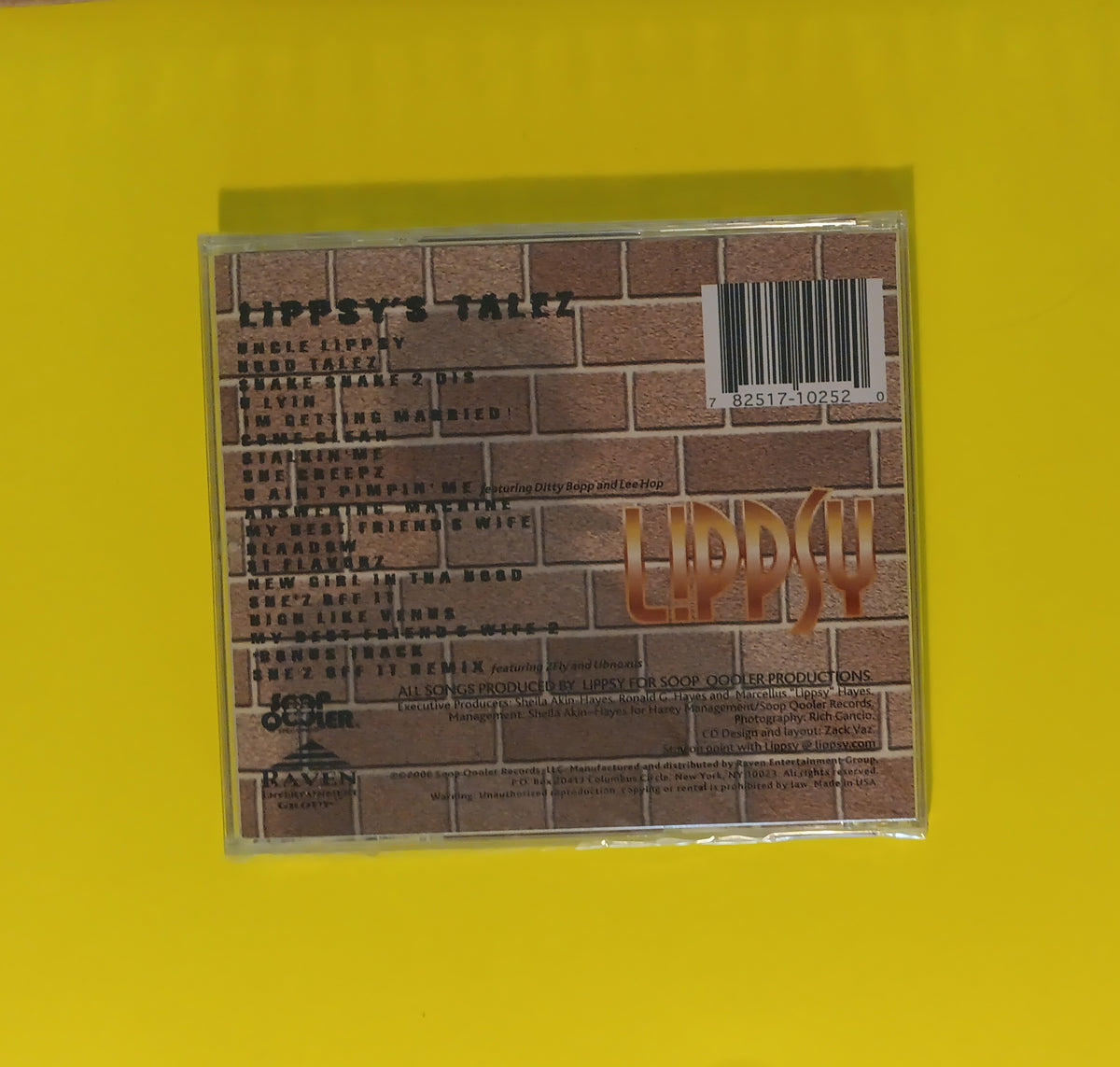 Lot #00130 - Lippsy - Lippsy's Talez  - 2006 - REG-10252-L New - Sealed - Wholesale - 30x CDs