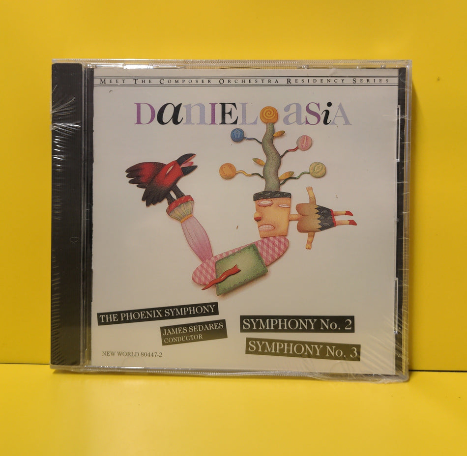 Daniel Asia, The Phoenix Symphony, James Sedares - Symphony No. 2 / Symphony No. 3 - 1993 - 80447-2 New - Sealed - CDs