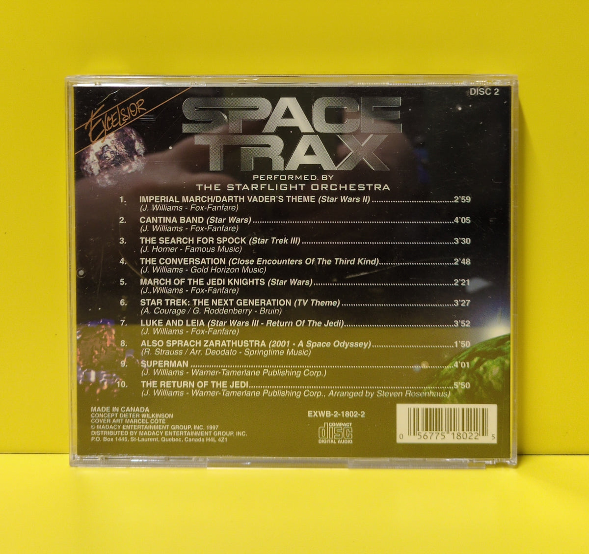 The Starflight Orchestra - Space Trax (Disc 2) - EXWB-2-1802-2 Used - EX - CDs