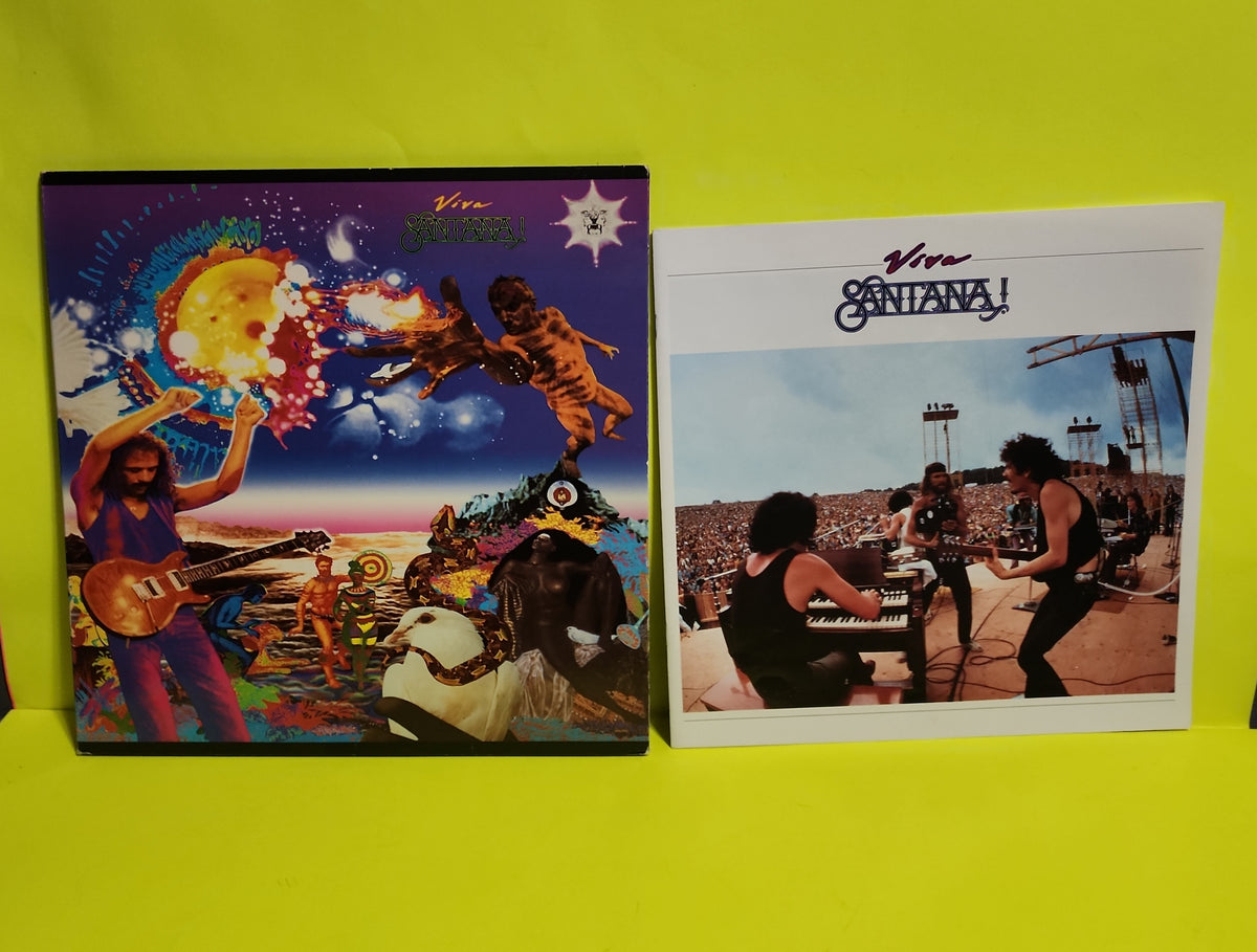 Santana - Viva Santana! / Promo 3 Lps + Book. - 1988 - C3X 44344 Used - EX - Vinyl