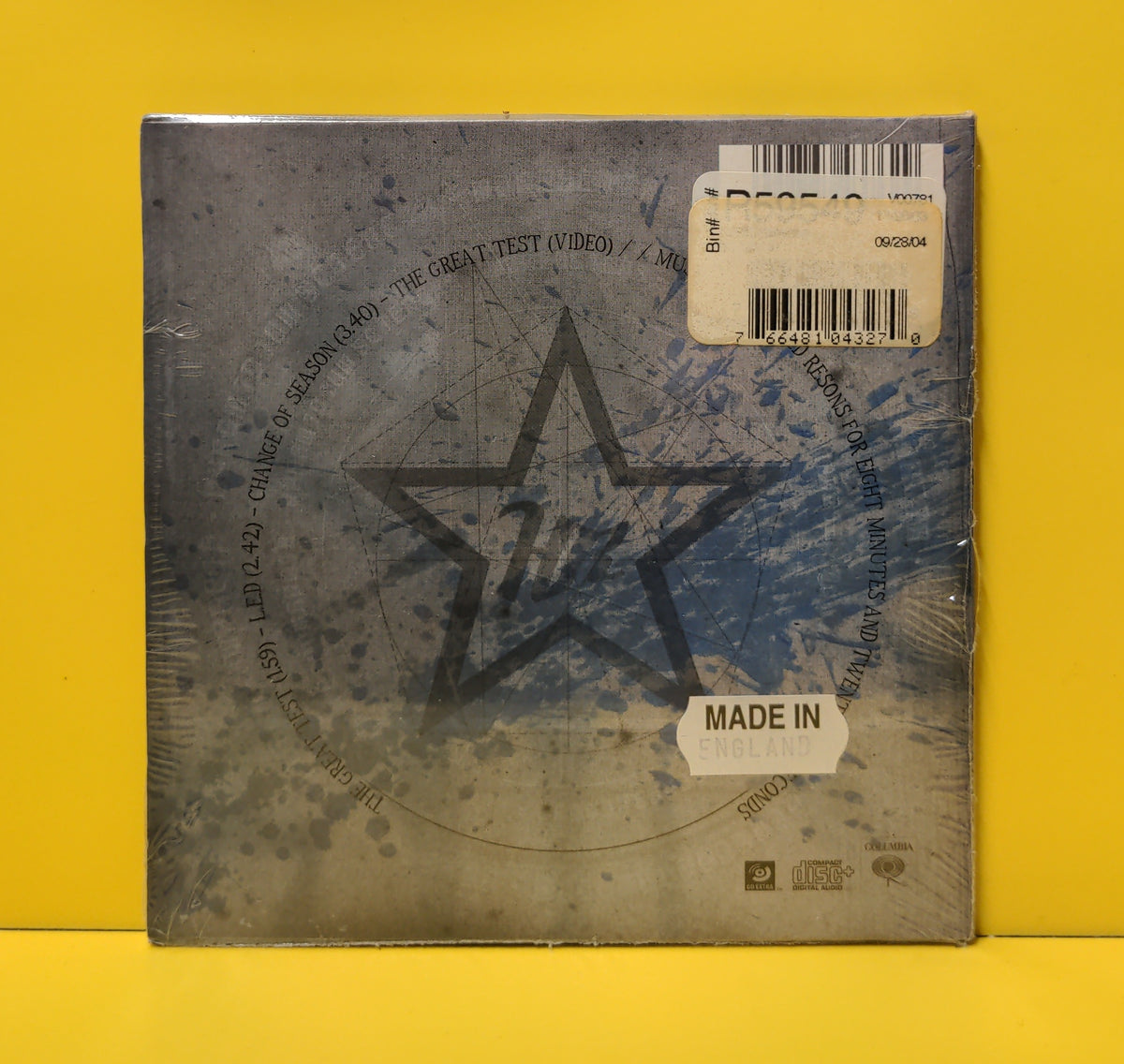 Hundred Reasons - The Great Test - 2003 - 674376 2 New - Sealed - CDs