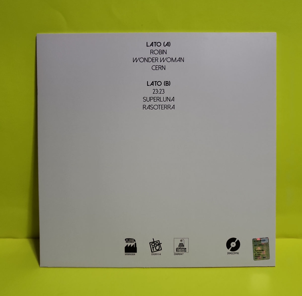 Diluvio - Trasformare IL Nulla - 2019 - DNR047 New - NM - Vinyl