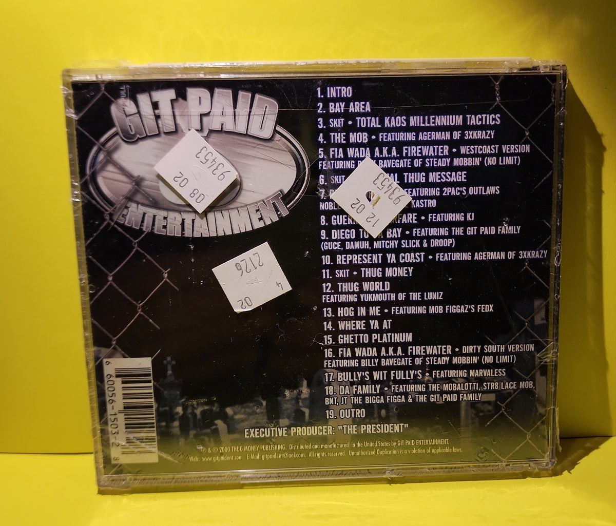 Guce & Killa Tay are Bullys Wit Fullys - Westside Stories - 2000 - 61503-2 New - Sealed - CDs